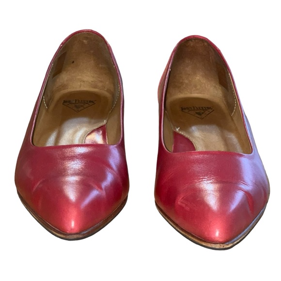 John Fluevog Presence Impulse Red flats. Size  7 *Discontinued styles GUC - Picture 2 of 12
